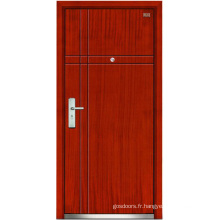 Porte en acier en bois (LT-102)